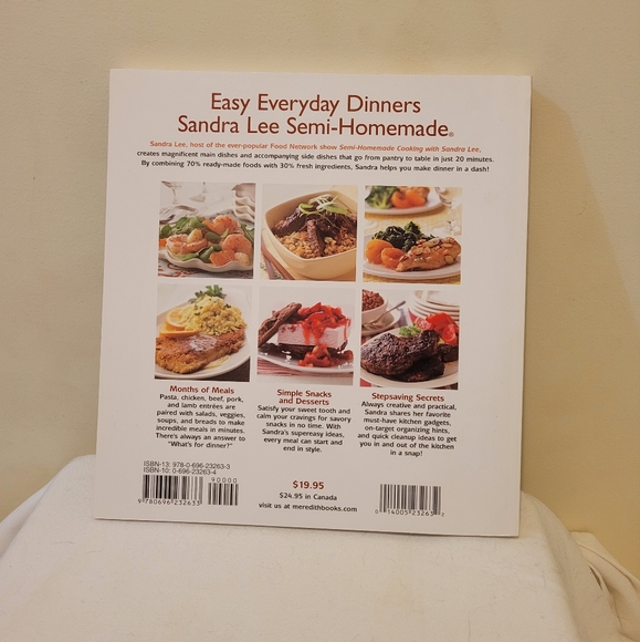 Sandra Lee Semi-Homeade 20 Minute Meals - Picture 2 of 3